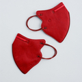 Callie Mask: A box of 24, 3D wing mask, antibacterial mask made in Malaysia, in Fortune Red from CNY 2023 limited edition.